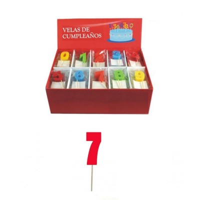 Velas De Cumpleano 7