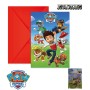 Tarjeta De Invitacion Paw Patrol Lets Roll   Pk-6Uds