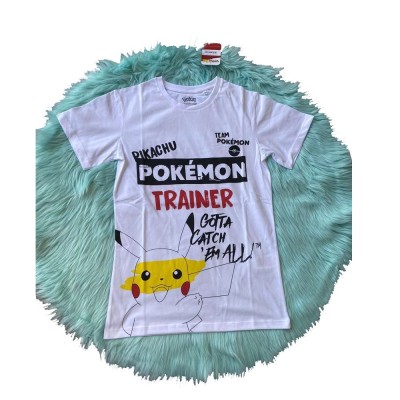 Pokemon Pikachu Camiseta S/M/L/Xl