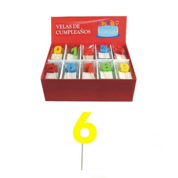 Velas De Cumpleano 6