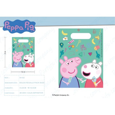 Bolsa Regalo De Peppa Pig Next Generation 6Uds