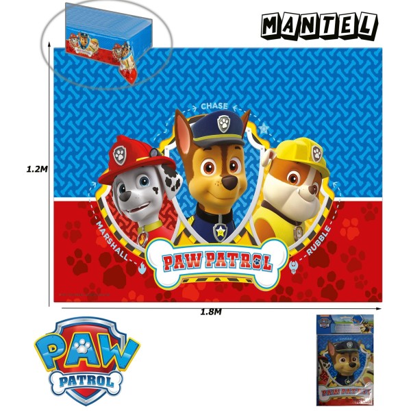 Mantel De Plastico Paw Patrol Lets Roll