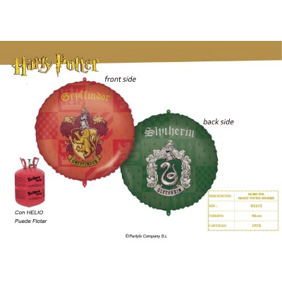 Harry Potter Balon Folie Redondo 46Cm