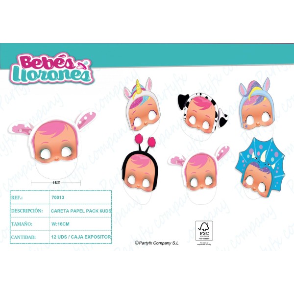 6Caretas Bebesllorones