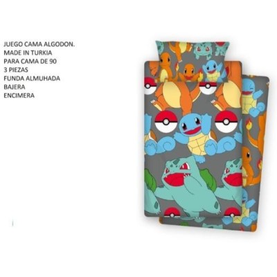 Pokemon Funda Nordica Algodon  90Cm