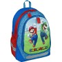 Super Mario Mochila Con Bolsillo Frontal 44Cm