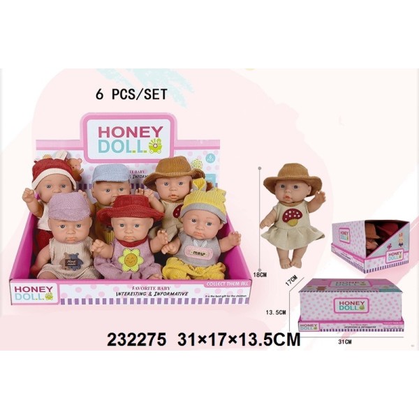 Muneca Mini Exp 6Modelo 18Cm