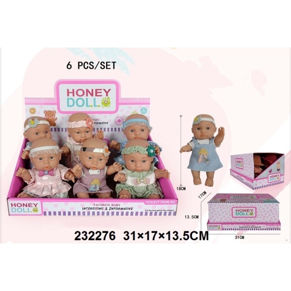 Muneca Mini Exp 6Modelo 18Cm