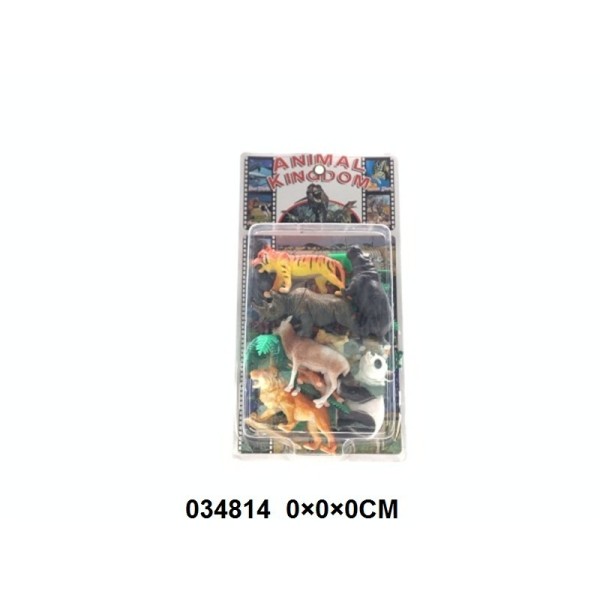 Juguete De Animales Con Blister 21Pcs