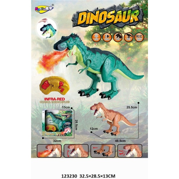 Dinosaurios De Control Spray Tyrannosaurus Rex 32.50X28.50X13Cm