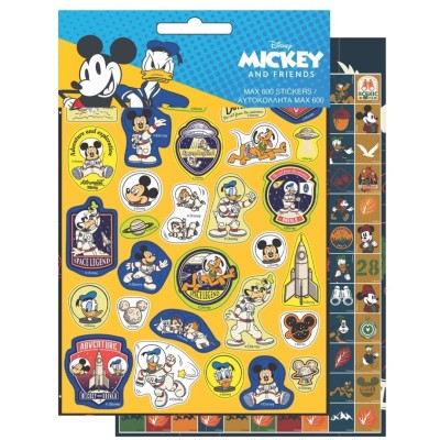 Mickey Set De Pegatina 8Hojas 600U