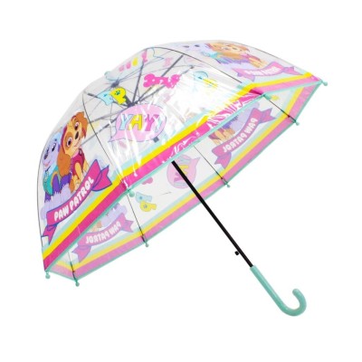 Paw Patrol Paraguas Transparente Automatico 45Cm
