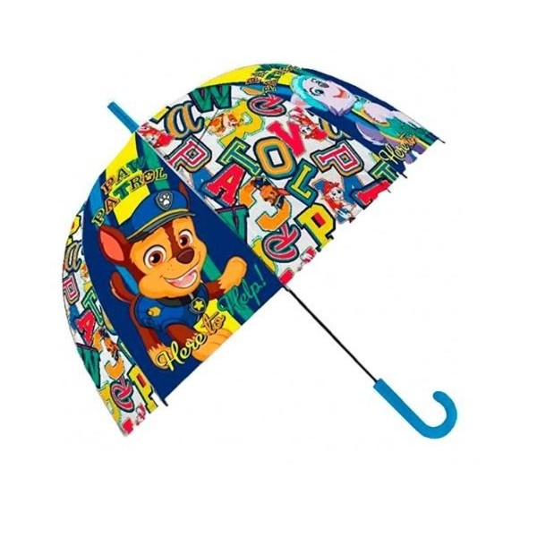 Paw Patrol Paraguas Transparente Auto 45Cm
