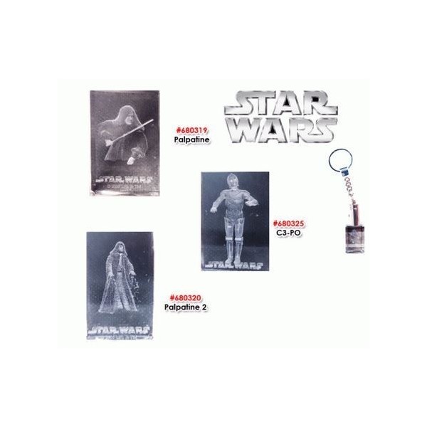 Star Wars Llavero Con Luz (Precio Pack De 3 Unidades)