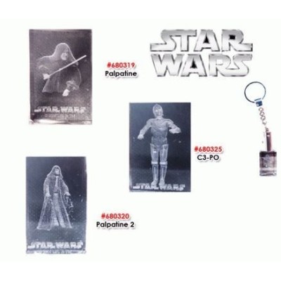 Star Wars Llavero Con Luz (Precio Pack De 3 Unidades)