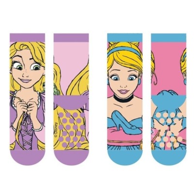 Princesas Set 2 Calcetin Antidesl T.23-32