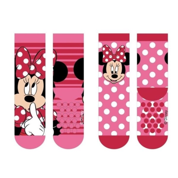Disney Minnie Set 2 Calcetin Antidesl T.23-34