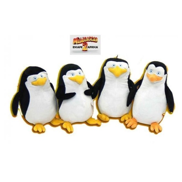 Pinguinos Madagascar 2- Peluche 30Cm
