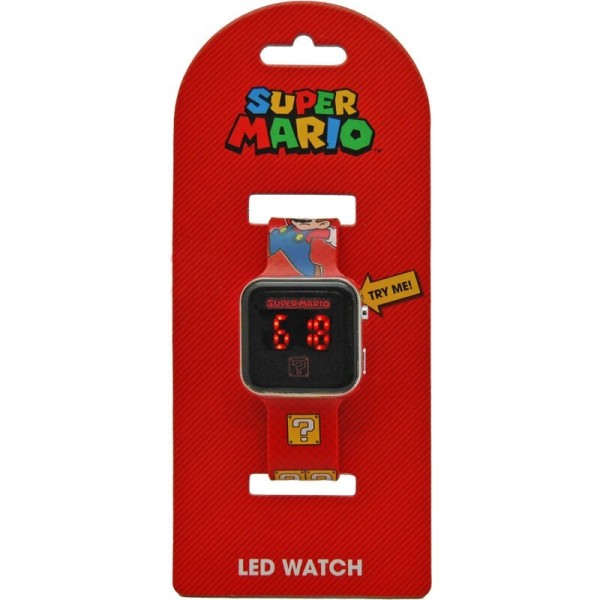 Super Mario Reloj Led Digital