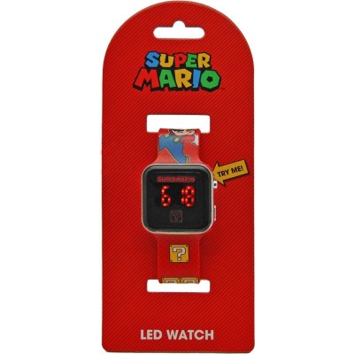 Super Mario Reloj Led Digital