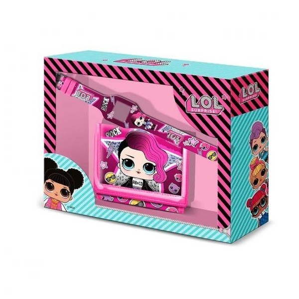 LOL Surprise KRTMN00675 Billetero y Reloj Digital