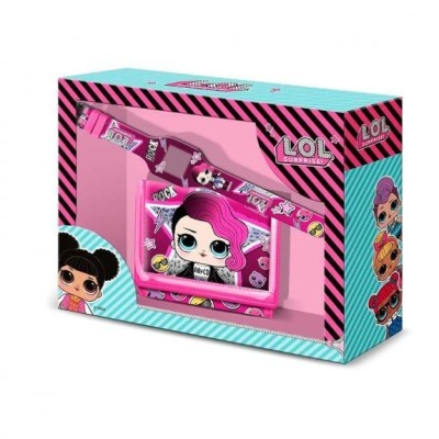 LOL Surprise KRTMN00675 Billetero y Reloj Digital