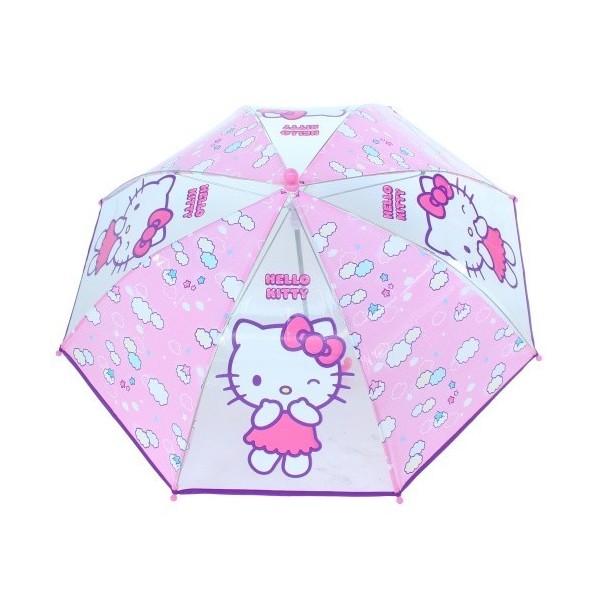 Hello Kitty Paraguas Transparente Manual 45Cm
