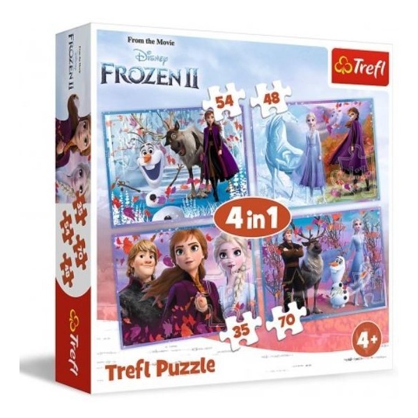 Frozen Puzzle 4 En 1