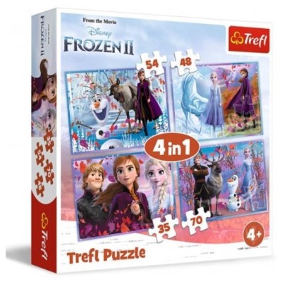 Frozen Puzzle 4 En 1