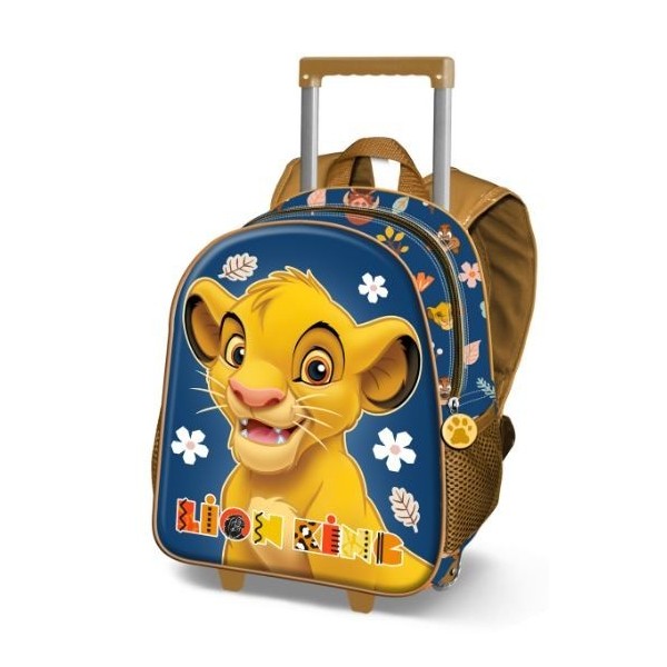 El Rey Leon Mochila 3D Con Ruedas 31Cm
