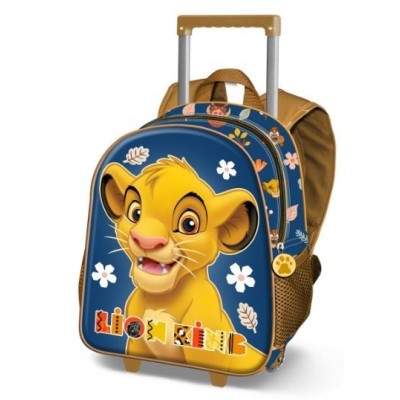 El Rey Leon Mochila 3D Con Ruedas 31Cm