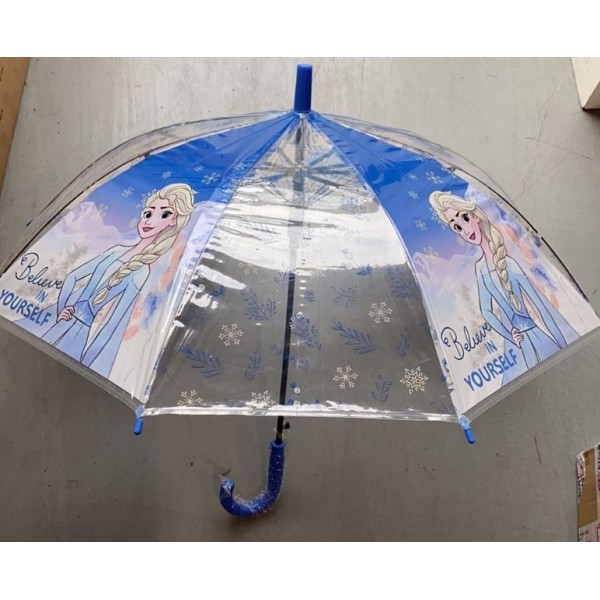Frozen Paraguas Transparente Auto 43.5Cm