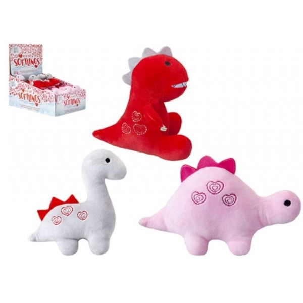 Peluche Dinosaurio Soft 3Modelo 18Cm