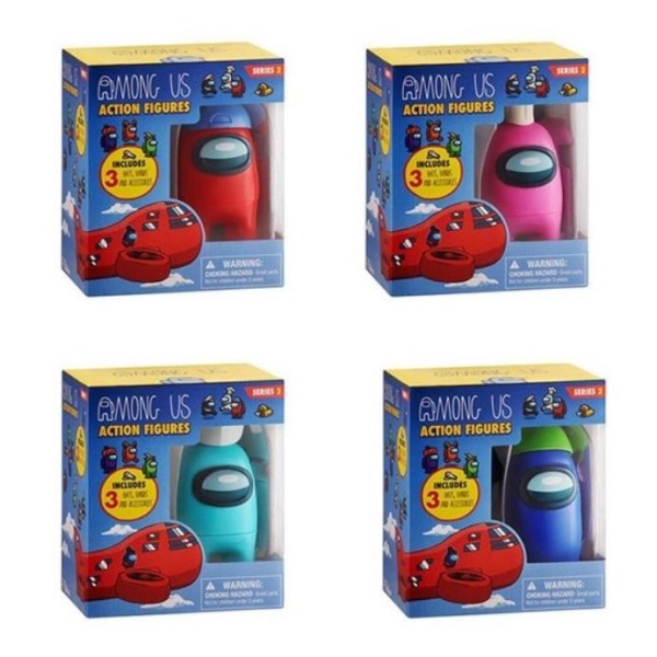 Among Us Action Figure 4 Modelo 15X18Cm Figura