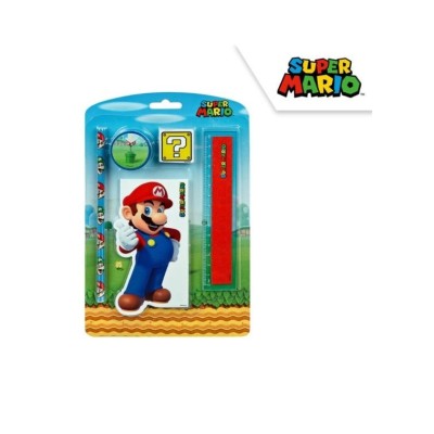 Super Mario Set Papeleria 5Pcs