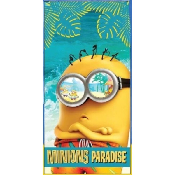 Minions Toalla Playa Alcotton 70*140Cm