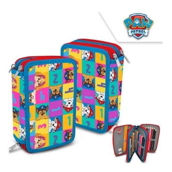 Paw Patrol Plumier 3Cremalleras