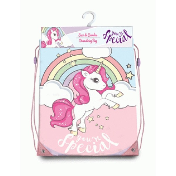 Unicornio Saco 22*26Cm