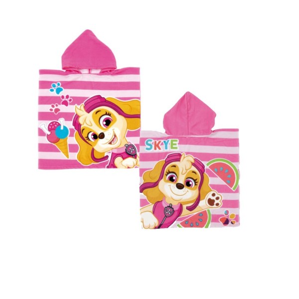Paw Patrol Poncho Playa Polyester 70*140Cm