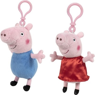 Peppa Pig Peluche Con Llavero 12Cm