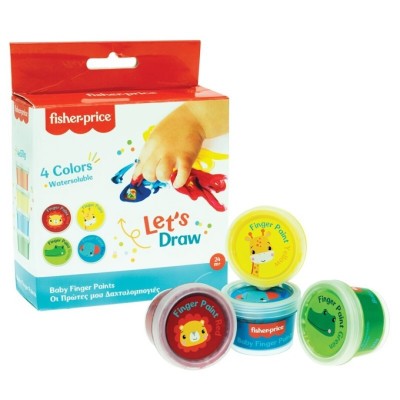 Pinturas De Mano 4 Colores-Fisher Price