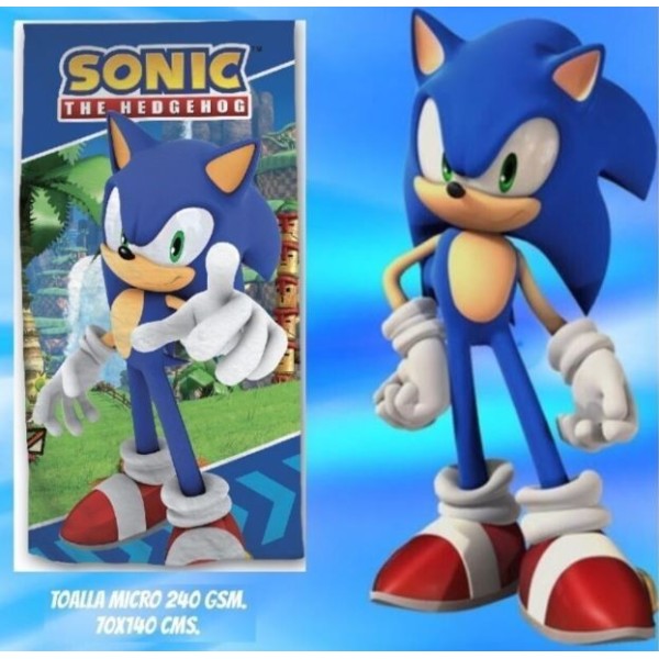 Sonic Toalla Playa Polyester 70*140Cm